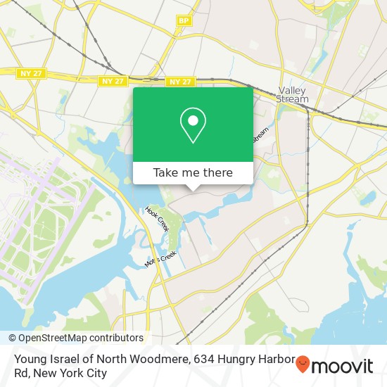 Young Israel of North Woodmere, 634 Hungry Harbor Rd map