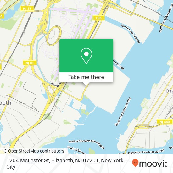 1204 McLester St, Elizabeth, NJ 07201 map