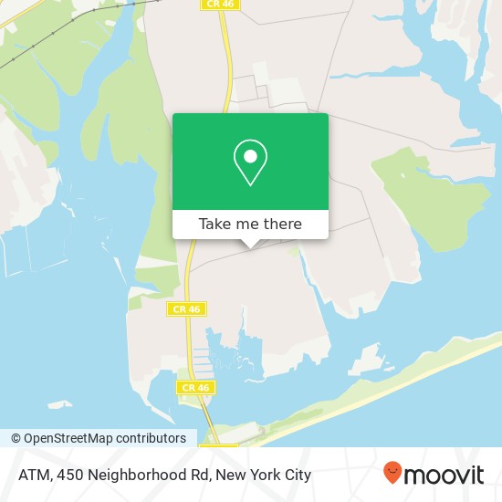 Mapa de ATM, 450 Neighborhood Rd