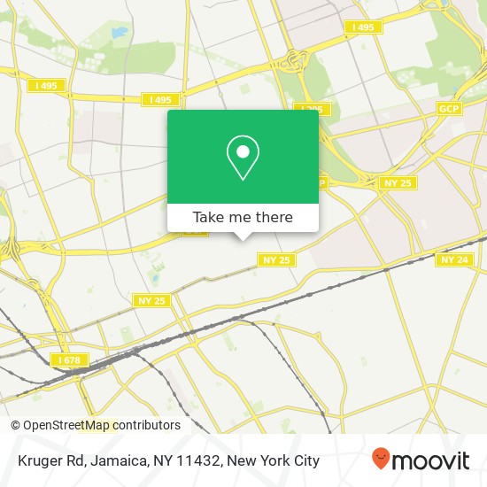 Kruger Rd, Jamaica, NY 11432 map
