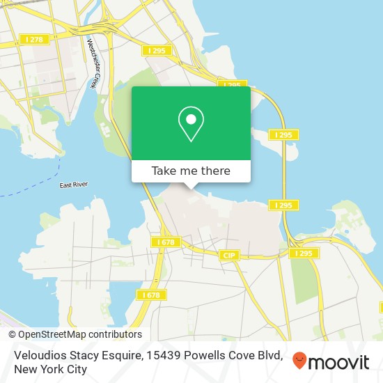 Mapa de Veloudios Stacy Esquire, 15439 Powells Cove Blvd