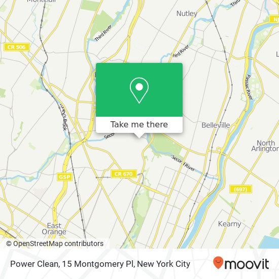 Mapa de Power Clean, 15 Montgomery Pl