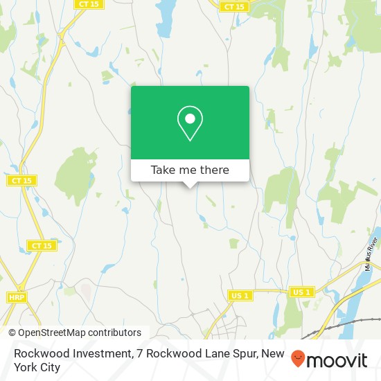 Rockwood Investment, 7 Rockwood Lane Spur map