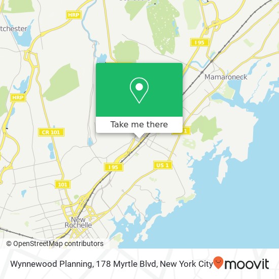 Mapa de Wynnewood Planning, 178 Myrtle Blvd