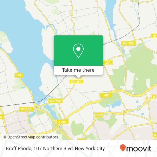 Braff Rhoda, 107 Northern Blvd map