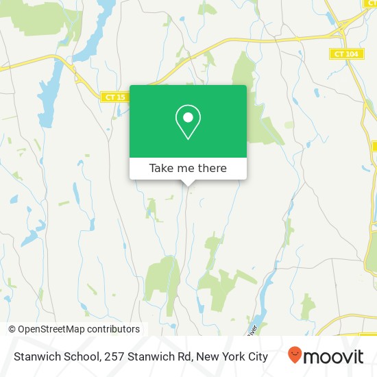 Mapa de Stanwich School, 257 Stanwich Rd