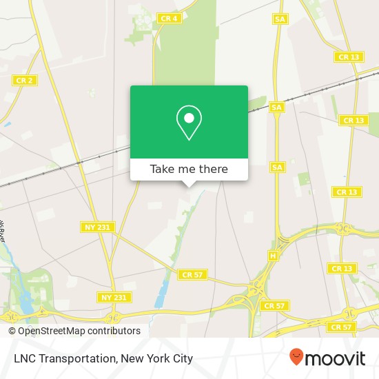 Mapa de LNC Transportation
