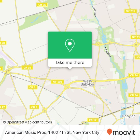 American Music Pros, 1402 4th St map