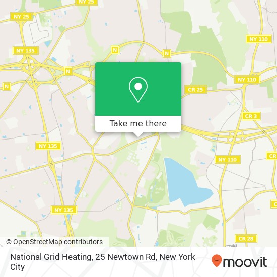 Mapa de National Grid Heating, 25 Newtown Rd