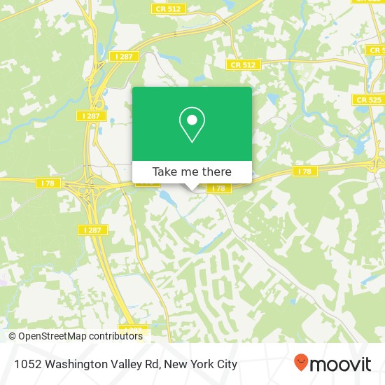 1052 Washington Valley Rd, Basking Ridge, NJ 07920 map