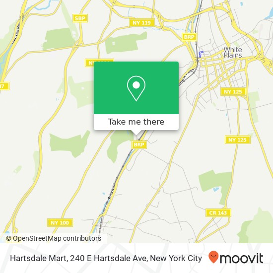 Hartsdale Mart, 240 E Hartsdale Ave map