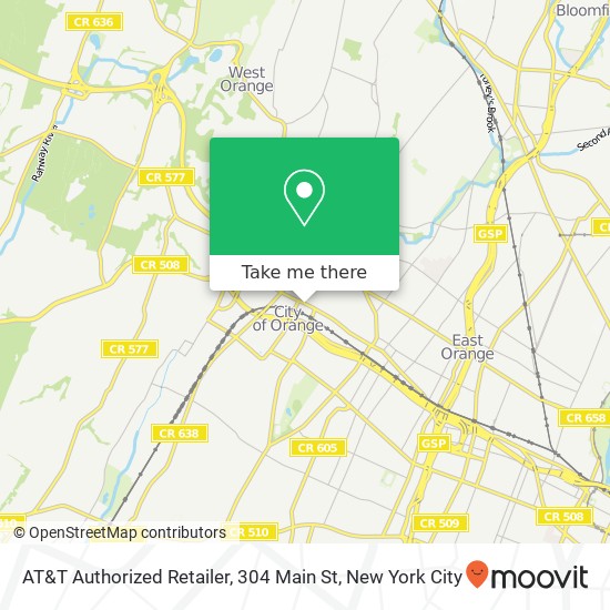 AT&T Authorized Retailer, 304 Main St map