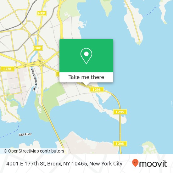 Mapa de 4001 E 177th St, Bronx, NY 10465