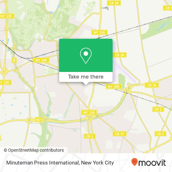 Mapa de Minuteman Press International