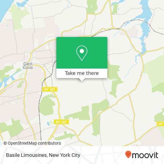 Basile Limousines map