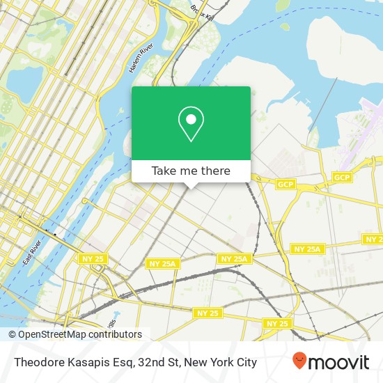 Mapa de Theodore Kasapis Esq, 32nd St