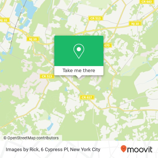 Mapa de Images by Rick, 6 Cypress Pl