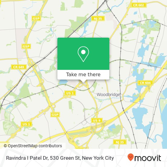 Mapa de Ravindra I Patel Dr, 530 Green St