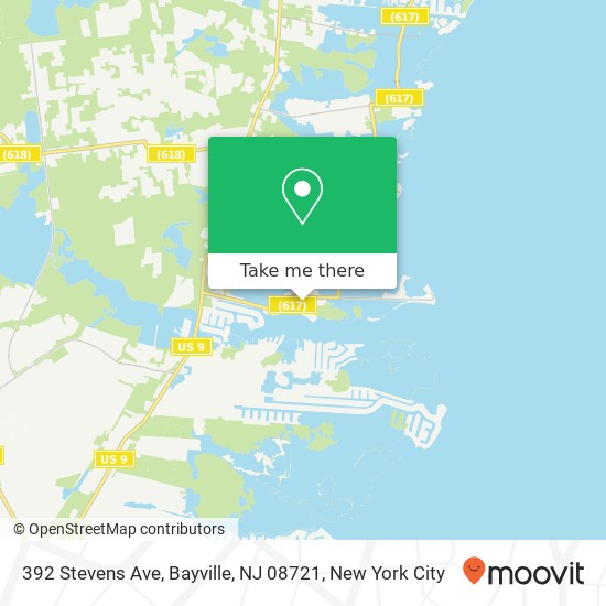 392 Stevens Ave, Bayville, NJ 08721 map