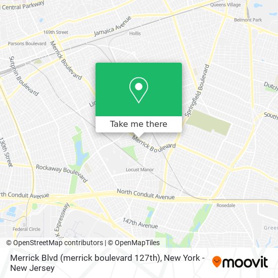 Mapa de Merrick Blvd (merrick boulevard 127th)