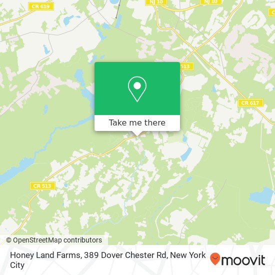 Honey Land Farms, 389 Dover Chester Rd map