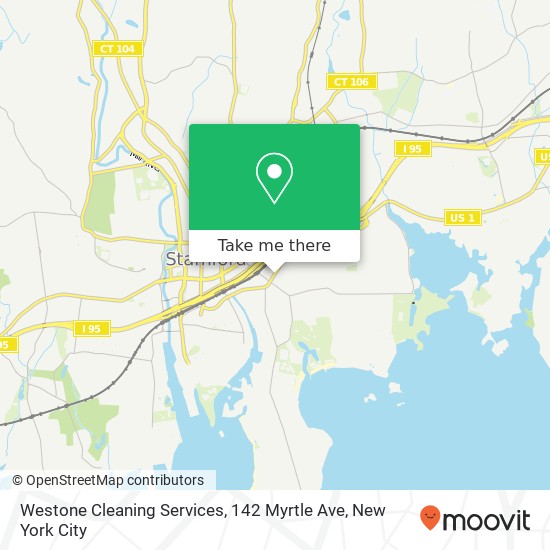 Mapa de Westone Cleaning Services, 142 Myrtle Ave