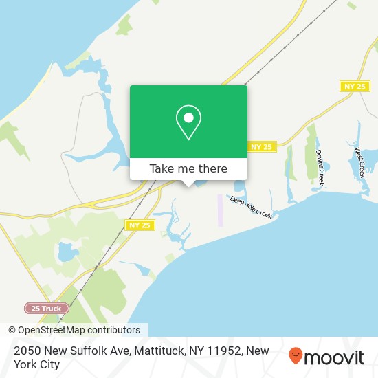 Mapa de 2050 New Suffolk Ave, Mattituck, NY 11952