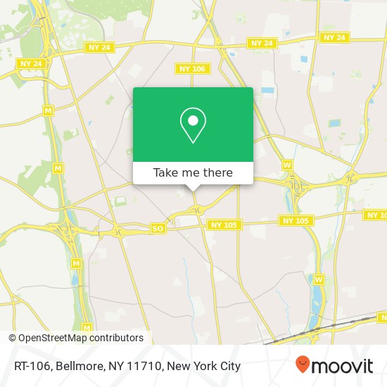 RT-106, Bellmore, NY 11710 map