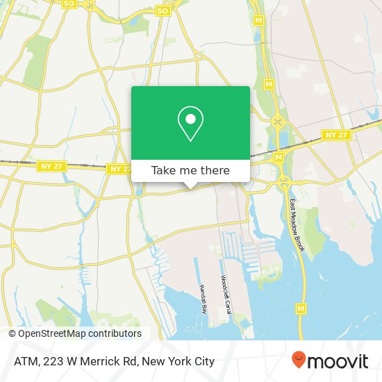 Mapa de ATM, 223 W Merrick Rd