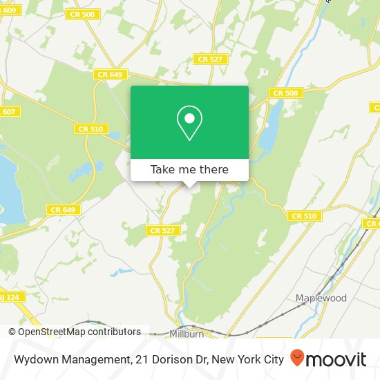 Mapa de Wydown Management, 21 Dorison Dr