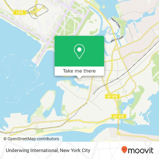Mapa de Underwing International