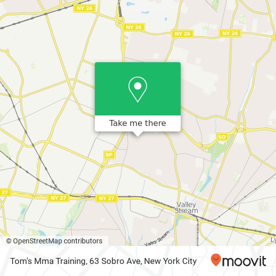 Tom's Mma Training, 63 Sobro Ave map