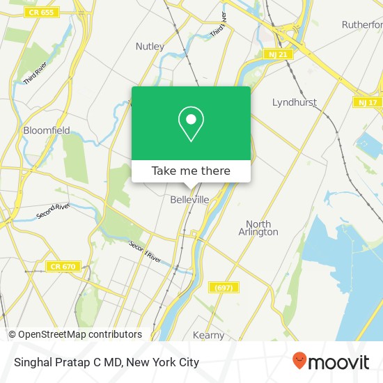 Singhal Pratap C MD, 431 Washington Ave map