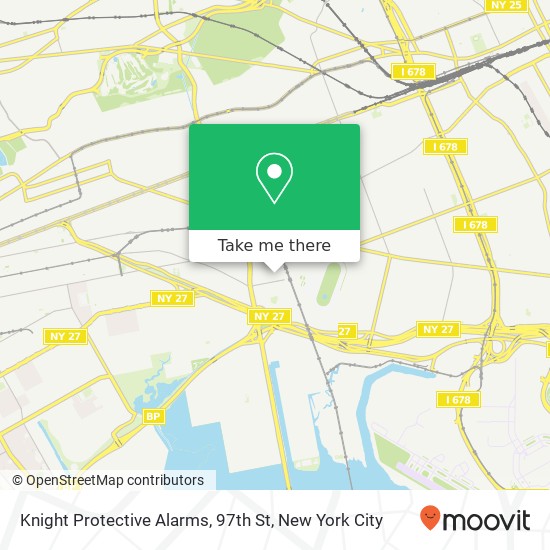 Mapa de Knight Protective Alarms, 97th St
