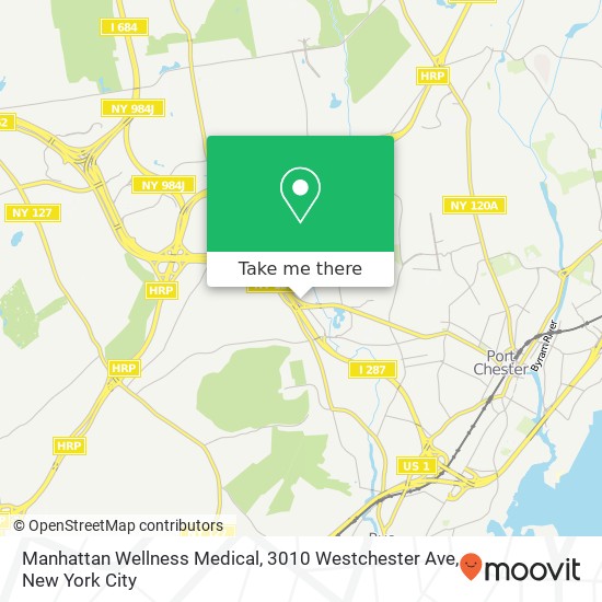 Mapa de Manhattan Wellness Medical, 3010 Westchester Ave