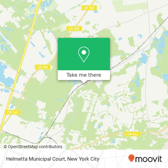 Helmetta Municipal Court map