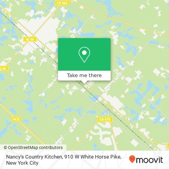 Nancy's Country Kitchen, 910 W White Horse Pike map