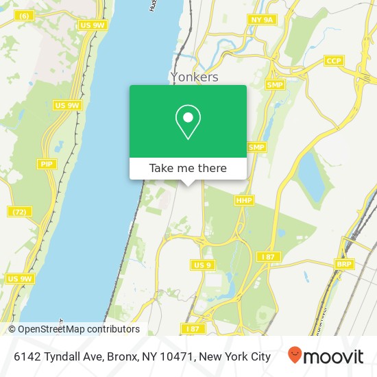 6142 Tyndall Ave, Bronx, NY 10471 map