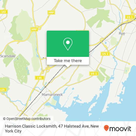 Harrison Classic Locksmith, 47 Halstead Ave map