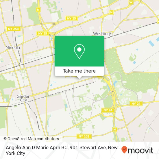 Angelo Ann D Marie Aprn BC, 901 Stewart Ave map