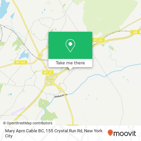Mapa de Mary Aprn Cable BC, 155 Crystal Run Rd