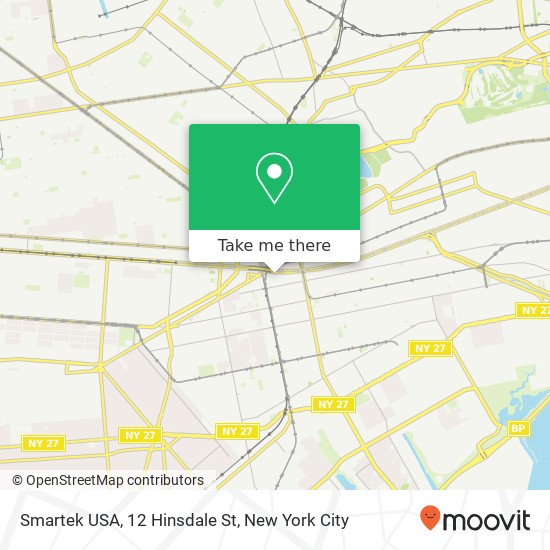 Mapa de Smartek USA, 12 Hinsdale St