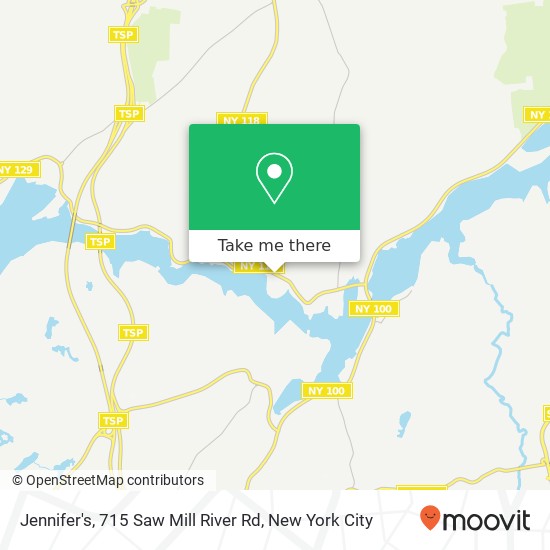 Mapa de Jennifer's, 715 Saw Mill River Rd