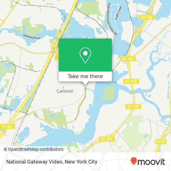 Mapa de National Gateway Video