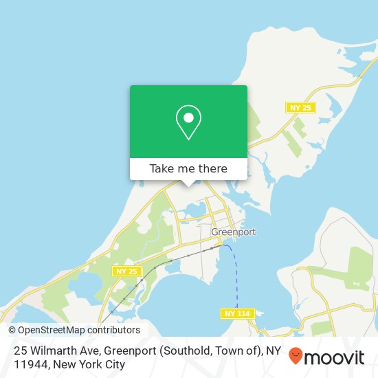 25 Wilmarth Ave, Greenport (Southold, Town of), NY 11944 map