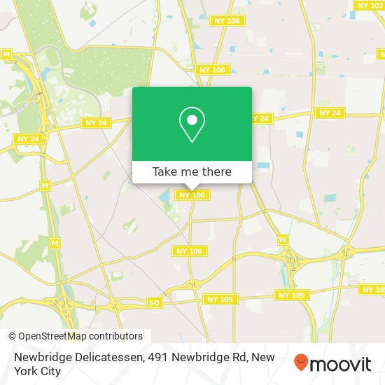 Mapa de Newbridge Delicatessen, 491 Newbridge Rd