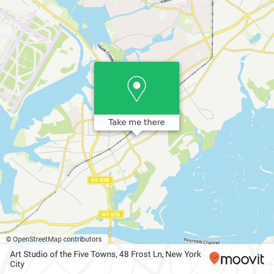 Mapa de Art Studio of the Five Towns, 48 Frost Ln