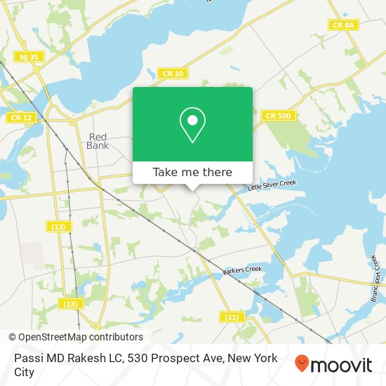 Mapa de Passi MD Rakesh LC, 530 Prospect Ave