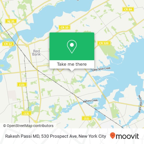Mapa de Rakesh Passi MD, 530 Prospect Ave
