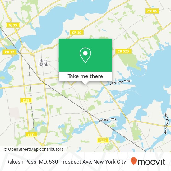 Rakesh Passi MD, 530 Prospect Ave map